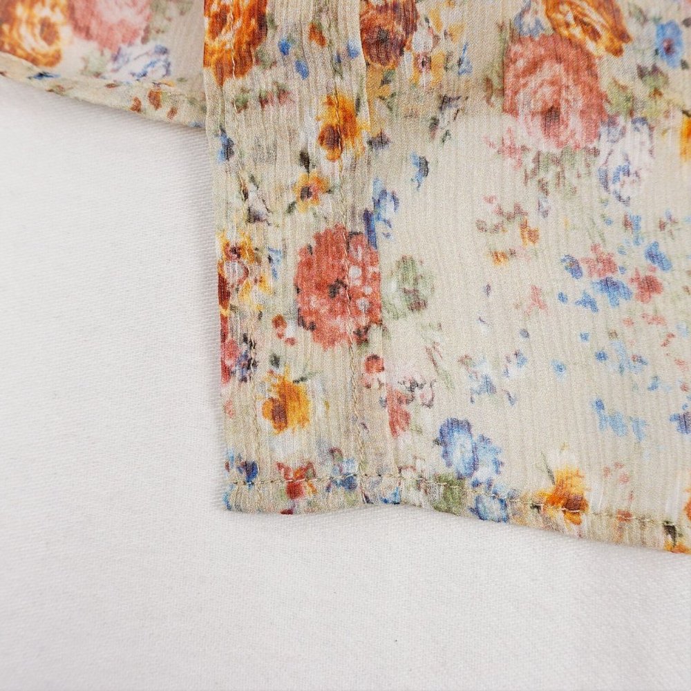 Dsquared2 Silk Floral-Print Button Up Shirt Women's - FCM58 - Picture 9 of 12